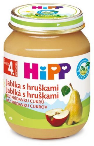 HIPP HiPP OVOCE BIO Jablka s hruškami 125g