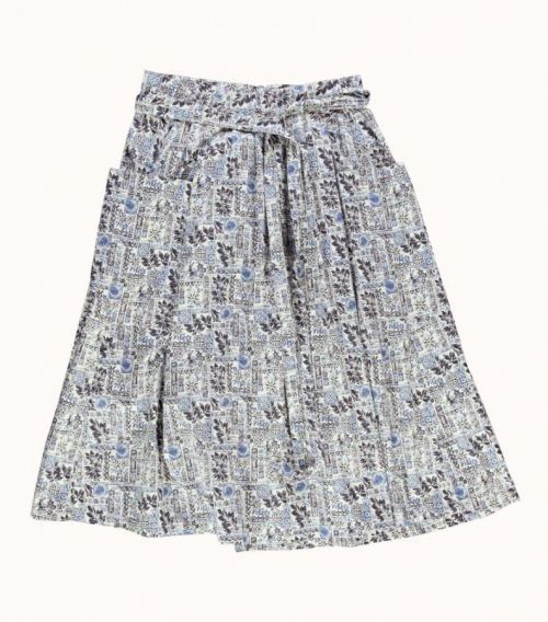 G.o.D. W-Prairy Skirt Fela Cotton Blue XS
