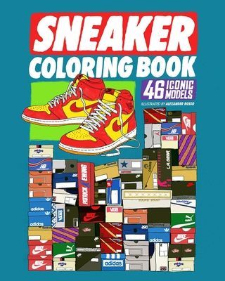 SNEAKER COLORING BOOK (MERBERG  JULIE)(Paperback)