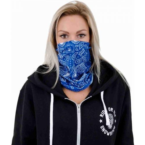 nákrčník SNOWBITCH - Mountain Bandana Blue Blue (BLUE-SNOWB) velikost: OS