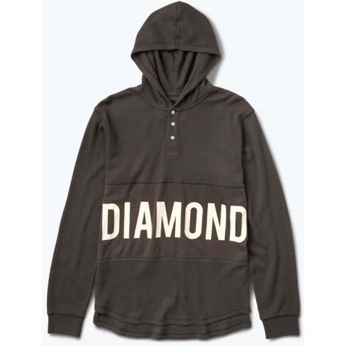 mikina DIAMOND - Winston Hooded Thermal Brown (BRN) velikost: S