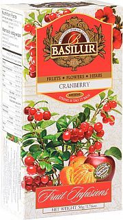 Basilur Fruit Cranberry nepřebal 25 x 2 g