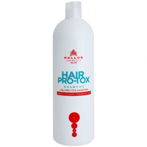 Kallos Regenerační šampon s keratinem a kyselinou hyaluronovou KJMN (Hair Pro-Tox Shampoo) 500 ml