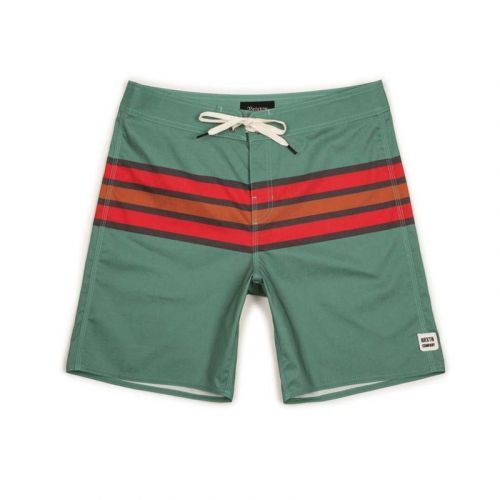 koupáky BRIXTON - Barge Stripe Trunk Jade (JADE)