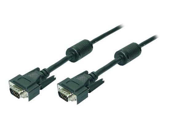 LOGILINK - Kabel VGA 2x Ferrit HQ, délka 15m