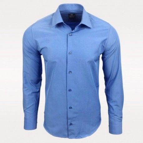 Pánská košile s dlouhým rukávem Rusty Neal modrá, Velikost M, Barva Modrá Rusty Neal