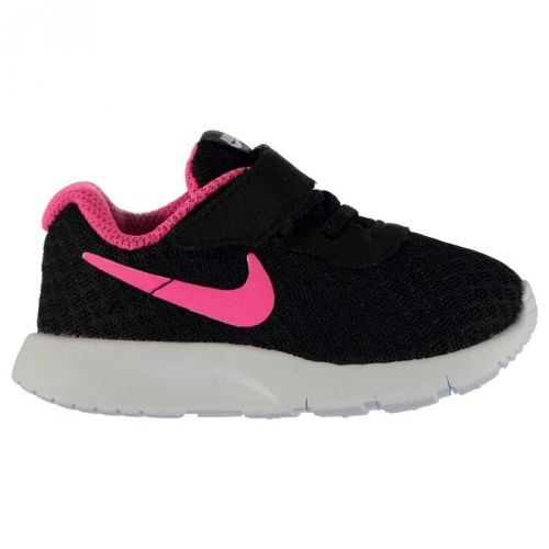 Nike Tanjun Infant Girls Trainers, black/pink