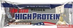 Weider 40% High Protein Low Carb Bar - čokoláda, 100 g  100 g