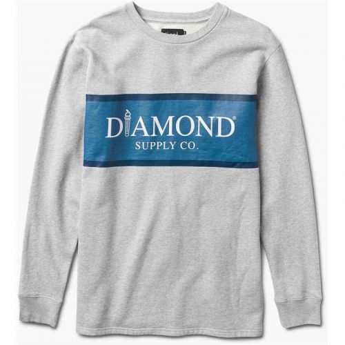 mikina DIAMOND - Mayfair Fleece Top Heather Grey (HTGR) velikost: L