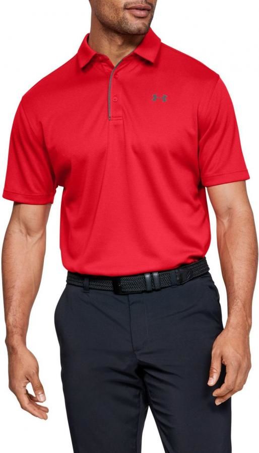 Tričko Under Armour Tech Polo Červená