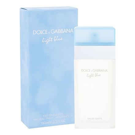 DOLCE GABBANA Light Blue dárkový set Edt 100 ml + 100 ml tělový krém + 100 ml sprchový gel