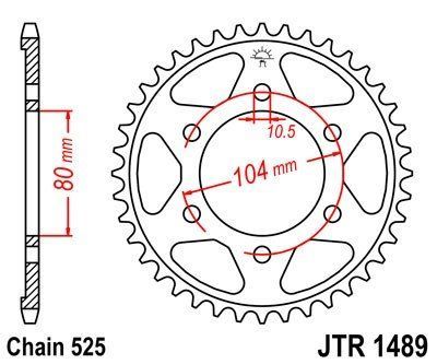 JT Sprockets Rozeta JTR 1489.40