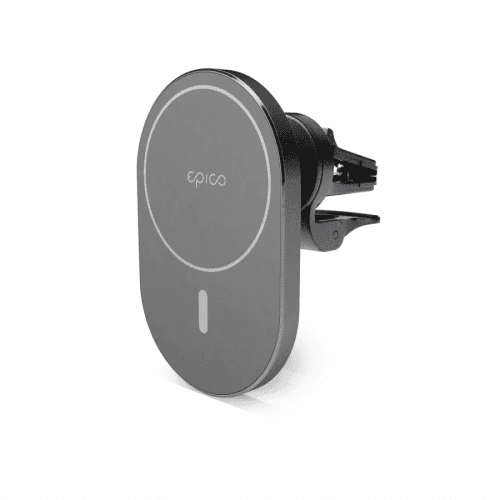 EPICO Ellipse Wireless Car Charger (MagSafe compatible) 15W/10W/7,5W + 18W QC 9915111300035, Space Gray