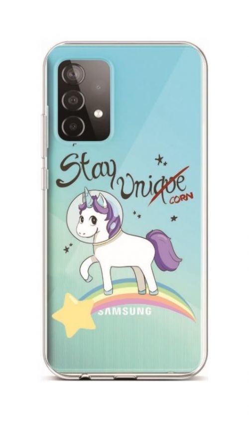 Kryt TopQ Samsung A52 silikon Stay Unicorn 55756