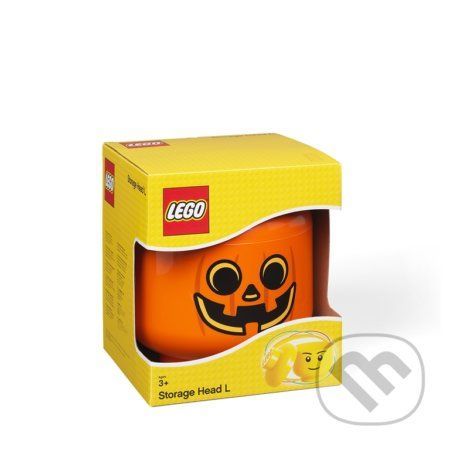 LEGO úložná hlava (velikost S) - dýně