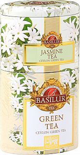 BASILUR 2v1 Jasmine & Green plech 30g & 70g
