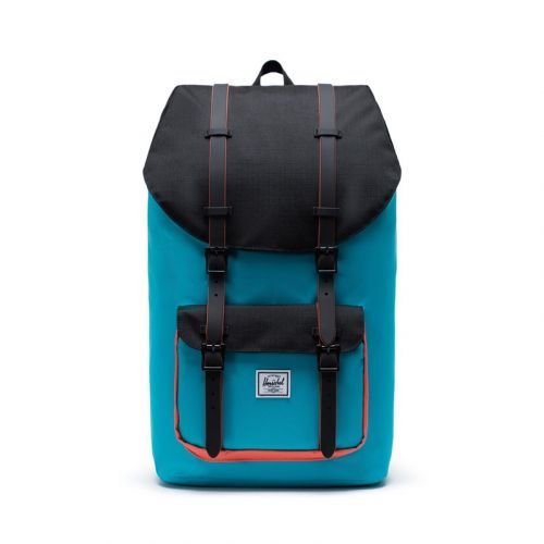 batoh HERSCHEL - Herschel Little America Blue Bird-Black-Emberglow (04461)