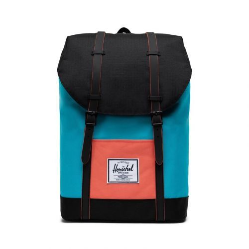 batoh HERSCHEL - Retreat Blue Bird-Black-Emberglow (04461) velikost: OS