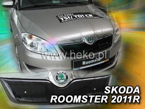 Zimní clona - kryt chladiče, Škoda Fabia II, 2010->2015, HB, Combi, (horní)