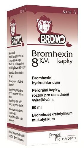 Bromhexin 8 KM kapky 50ml