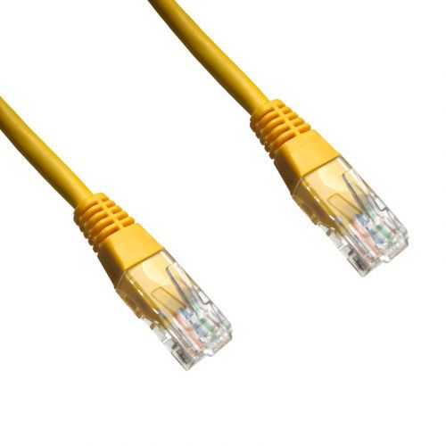 DATACOM Patch cord UTP Cat6 0,5m žlutý