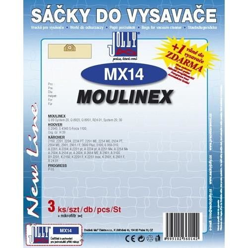 Sáčky JOLLY MX14 papírové 3ks Jolly