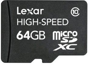 Lexar 64GB microSDXC (Class 10) bez adaptéru