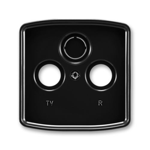 ABB 5011A-A00300 N Tango® Kryt zásuvky anténní s vylamovacím otvorem, černá