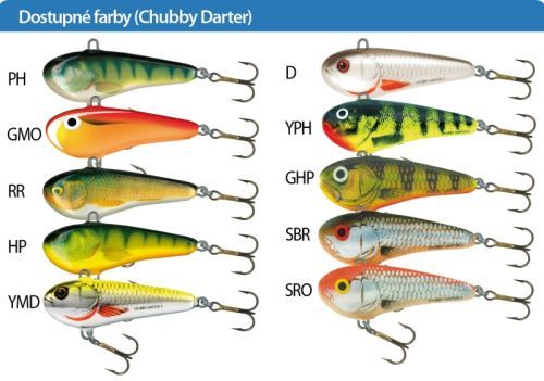 SALMO Wobler Chubby Darter CD3 barva GMO