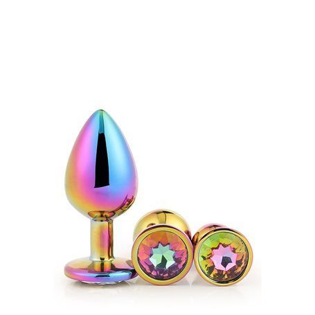 Sada Dream Toys GLEAMING LOVE MULTICOLOUR PLUG SET Dream Toys
