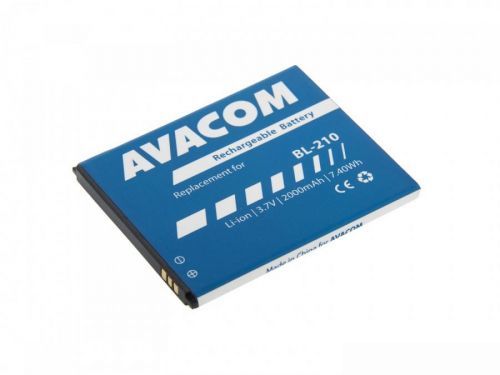 Náhradní baterie AVACOM Baterie do mobilu Lenovo A536 Li-Ion 3,7V 2000mAh (náhrada BL210)/ pošškozený obal