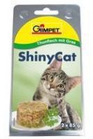 ShinyCat konzerva tuňák+kočičí tráva 16x70g