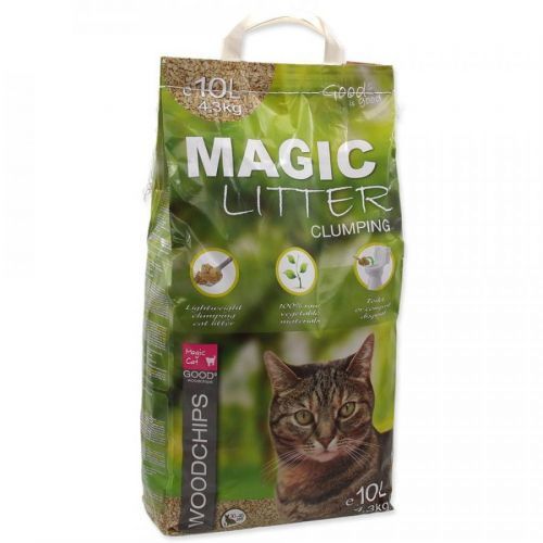 Kočkolit MAGIC CAT Litter Woodchips 10 l (4,3 kg)