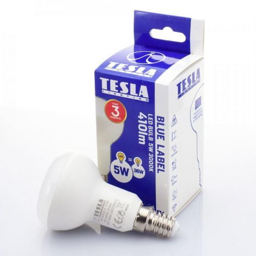 Tesla reflektor, 5W, E14, teplá bílá