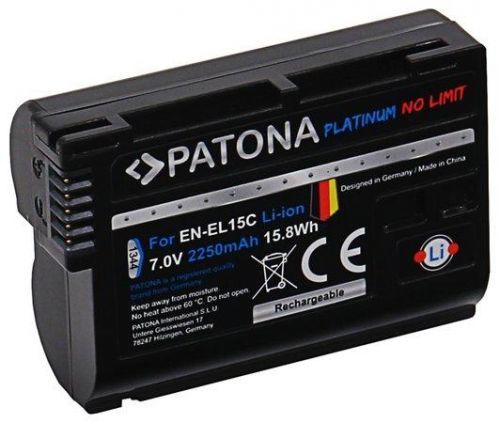 PATONA baterie pro foto Nikon EN-EL15C 2250mAh Li-Ion Platinum