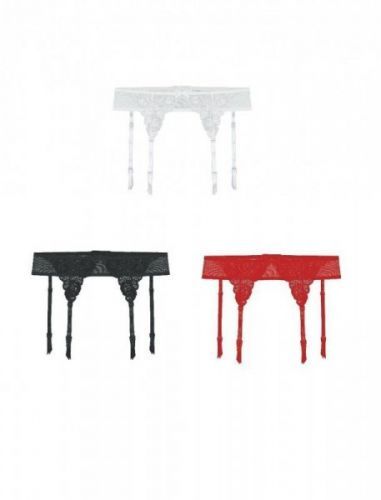 Podvazkový pas IRIS - JULIMEX - XL - ČERVENÁ