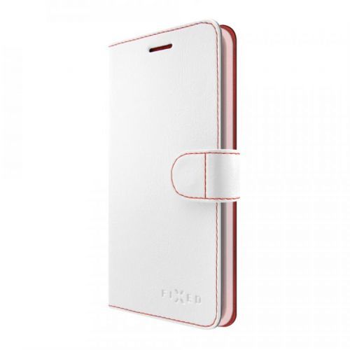 Pouzdro typu kniha FIXED FIT pro Huawei Y7 - bílé