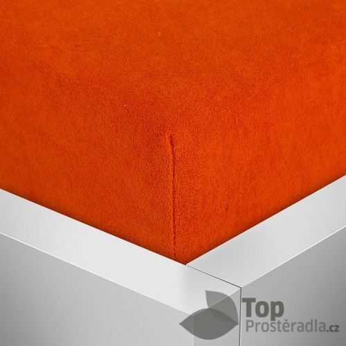 TP Froté prostěradlo 140x200 Premium - Oranžová