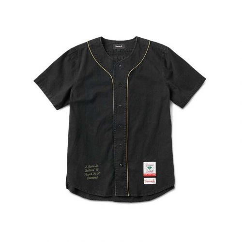 košile DIAMOND - Cadet Woven S/S Jersey Black (BLK) velikost: 2X