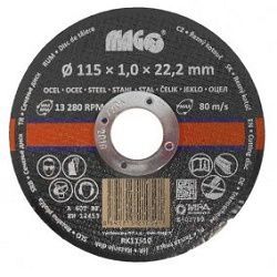 Kotouč řezný na  ocel 115x1,0mm MAGG