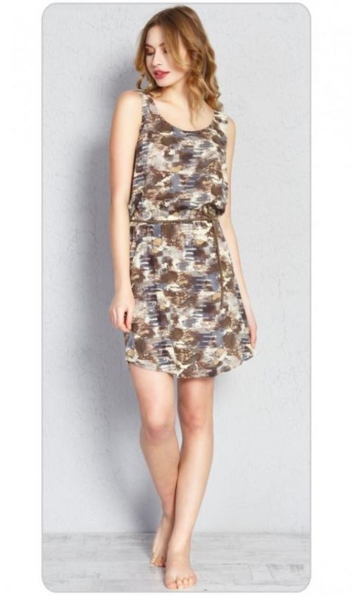 Dámské šaty Jenny - hnědá S