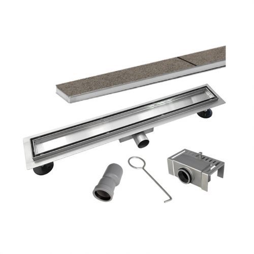 MEREO Odtokový sprchový žlab 80 cm, rošt TILE CZ132