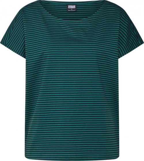 Urban Classics Tričko  zelená / černá