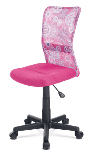 Kancelářská židle růžová s motivem KA-2325 PINK Akce, super cena, zlevněná doprava Autronic