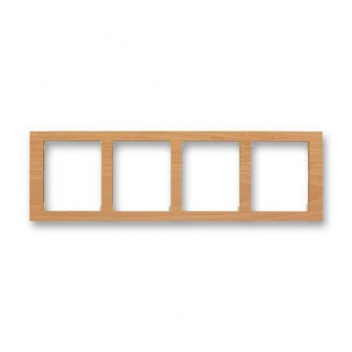 ABB 3901F-A50140 51J Time® Arbo Rámeček, čtyřnásobný vodorovný, olše
