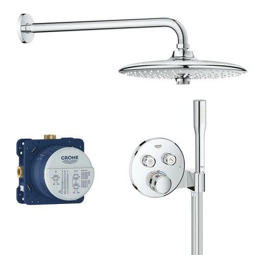 Sprchový systém Grohe GROHTHERM SMARTCONTROL pod omítku s termostatickou baterií chrom 34744000