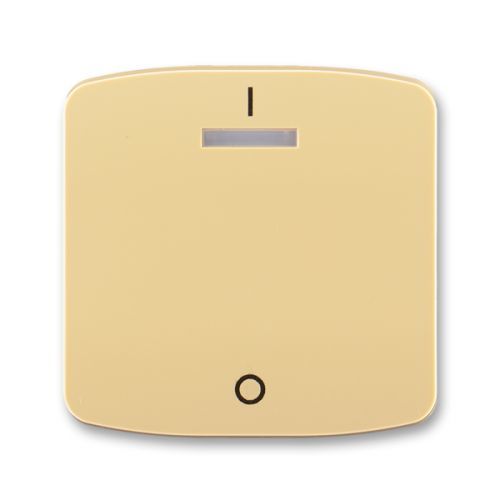 ABB Tango kryt vypínače béžová 3558A-A00933 D s průzorem