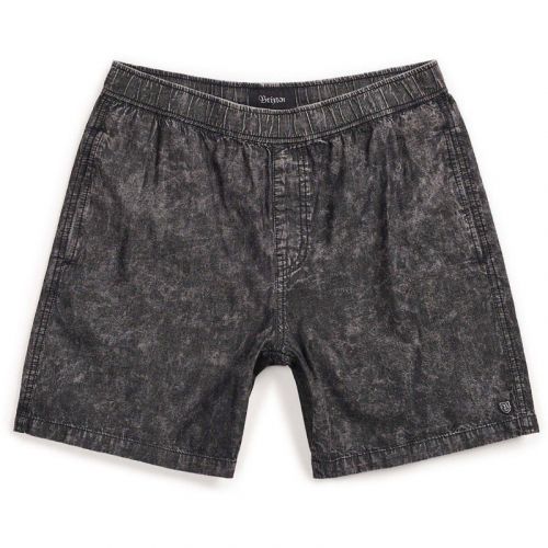 kraťasy BRIXTON - Steady Elastic Wb Short Black Acid Wash (BLKAW) velikost: M