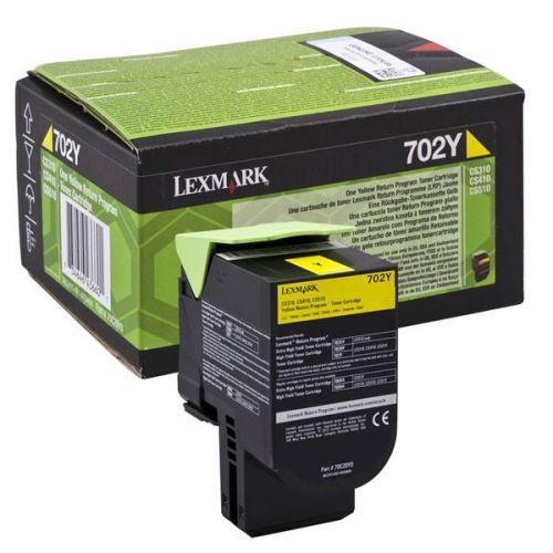 702XC Yellow Extra High Yield Return Program Toner Cartridge - 4 000 stran