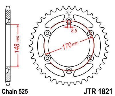 JT Sprockets Rozeta JTR 1821.47